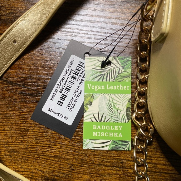 Badgley Mischka gold purse - Picture 7 of 9